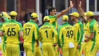 Match highlights, ICC Cricket World Cup 2019 Match 32: Finch, Starc, Behrendorff star as Australia beat England to reach semifinals